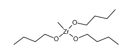 tributoxy(methyl)zirconium Structure