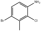 2-氯-3-甲基-4-溴苯胺结构式