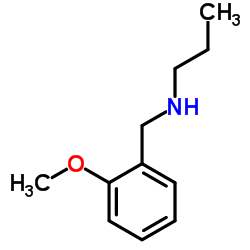 N-(2-甲氧基苄基)丙-1-胺结构式