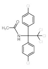 Acetamide,N-[2,2,2-trichloro-1,1-bis(4-chlorophenyl)ethyl]- Structure