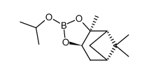 2-(1-methylethoxy)-(3aS,4S,6S,7aR)-hexahydro-3a,5,5-trimethyl-4,6-methano-1,3,2-benzodioxaborole Structure