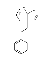 [3-ethenyl-5-methyl-3-(trifluoromethyl)hexyl]benzene Structure