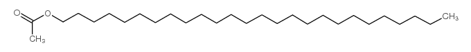 1-乙酸二十六酯结构式