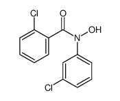 2-chloro-N-(3-chlorophenyl)-N-hydroxybenzamide结构式