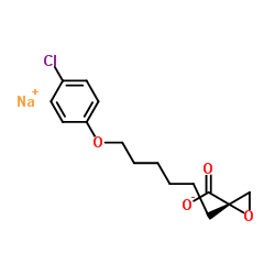 (2S)-2-[6-(4-氯苯氧基)己基]环氧乙烷甲酸钠图片