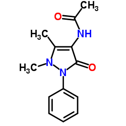 4-Acetamidoantipyrin structure
