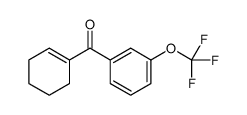 cyclohexen-1-yl-[3-(trifluoromethoxy)phenyl]methanone Structure