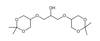 1,3-Bis[(2,2-dimethyl-1,3-dioxan-5-yl)oxy]-2-propanol Structure
