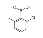 (2-chloro-6-methylphenyl)boronic acid Structure