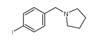 1-(4-碘苄基)吡咯烷结构式