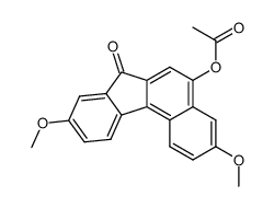 5-acetoxy-3,9-dimethoxy-benzo[c]fluoren-7-one Structure