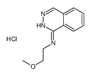 N-(2-methoxyethyl)phthalazin-1-amine,hydrochloride结构式