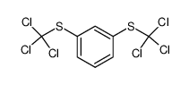 1,3-bis-trichloromethylsulfanyl-benzene结构式