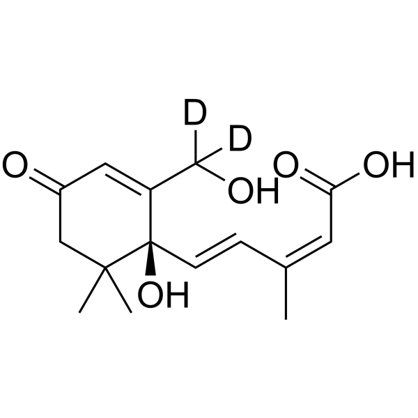 7'-Hydroxy ABA-d2结构式