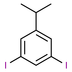 1,3-DIIODO-5-(1-METHYLETHYL)BENZENE Structure