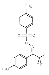 2,2,2-三氟-1-(4-甲基苯基)-O-[(4-甲基苯基)磺酰基]肟乙酮结构式
