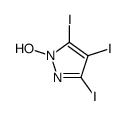 1-hydroxy-3,4,5-triiodopyrazole Structure