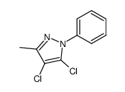 4,5-dichloro-3-methyl-1-phenyl-1H-pyrazole Structure