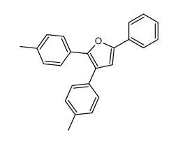 2,3-bis(4-methylphenyl)-5-phenylfuran结构式