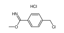 methyl 4-chloromethylbenzimidate hydrochloride结构式