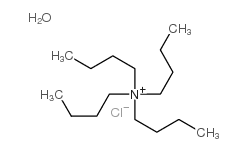Tetrabutylammonium chloride monohydrate structure