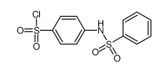 4-(benzenesulfonamido)benzenesulfonyl chloride Structure