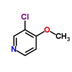 3-氯-4-甲氧基吡啶结构式