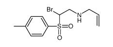 N-[2-bromo-2-(4-methylphenyl)sulfonylethyl]prop-2-en-1-amine结构式