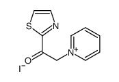 2-pyridin-1-ium-1-yl-1-(1,3-thiazol-2-yl)ethanone,iodide结构式
