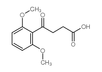 4-(2,6-DIMETHOXYPHENYL)-4-OXOBUTYRIC ACID结构式