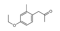 1-(4-ethoxy-2-methylphenyl)propan-2-one结构式