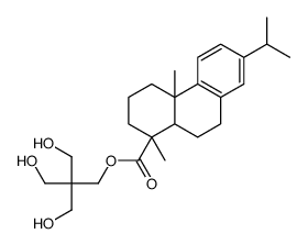 [3-hydroxy-2,2-bis(hydroxymethyl)propyl] (1R,4aS,10aR)-1,4a-dimethyl-7-propan-2-yl-2,3,4,9,10,10a-hexahydrophenanthrene-1-carboxylate Structure