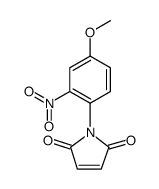 1H-Pyrrole-2,5-dione, 1-(4-methoxy-2-nitrophenyl) Structure