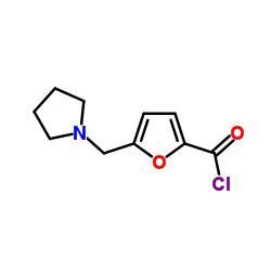 5-(1-Pyrrolidinylmethyl)-2-furoyl chloride Structure