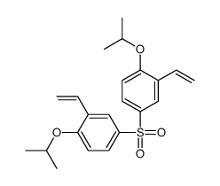 2-ethenyl-4-(3-ethenyl-4-propan-2-yloxyphenyl)sulfonyl-1-propan-2-yloxybenzene结构式