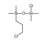 chloro-[3-chloropropyl(dimethyl)silyl]oxy-dimethylsilane结构式