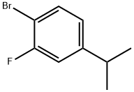 1-溴-2-氟-4-异丙基苯结构式