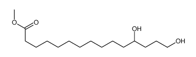 methyl 12,15-dihydroxypentadecanoate Structure