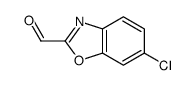6-chloro-1,3-benzoxazole-2-carbaldehyde Structure