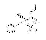 (ethoxycarbonyl)(cyano)(phenyl)methyl dimethyl phosphate Structure