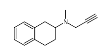 N-methyl-N-prop-2-ynyl-tetralin-2-amine,hydrochloride Structure