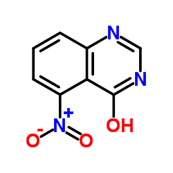 4-羟基-5-硝基喹唑啉结构式