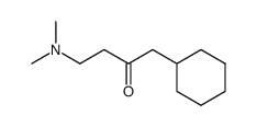 1-cyclohexyl-4-dimethylamino-butan-2-one结构式