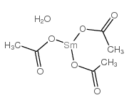Samarium(III) acetate hydrate Structure
