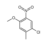 1-氯-4-甲氧基-2-甲基-5-硝基苯结构式