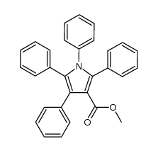 methyl 1,2,4,5-tetraphenyl-1H-pyrrole-3-carboxylate Structure