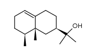 (2R)-α,α,8α,8aα-Tetramethyl-1,2,3,4,6,7,8,8a-octahydronaphthalene-2α-methanol结构式