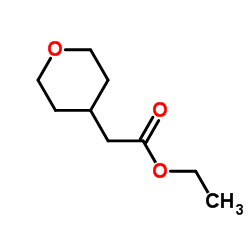 四氢吡喃-4-基-乙酸乙酯结构式