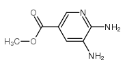5,6-二氨基吡啶-3-羧酸甲酯结构式