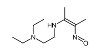 N',N'-diethyl-N-(3-nitrosobut-2-en-2-yl)ethane-1,2-diamine Structure